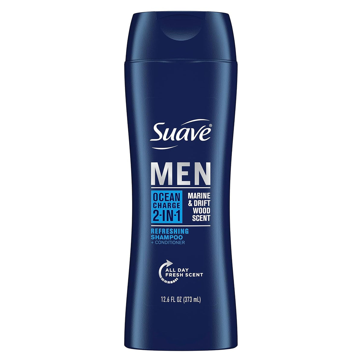 Men 2 in 1 Shampoo and Conditioner Ocean Charge, 12.6 Fl Oz (Pack of 6)