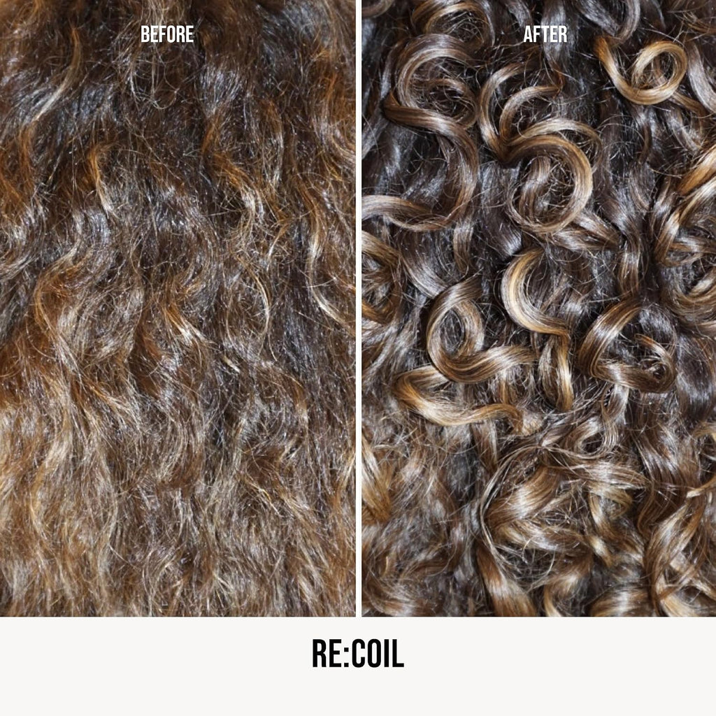 Re:Coil Curl Activator Curl Cream with Keratin Amino Acids - Ultra-Nourishing Curly Hair Cream for Defined, Healthy Curls, 6 Fl Oz