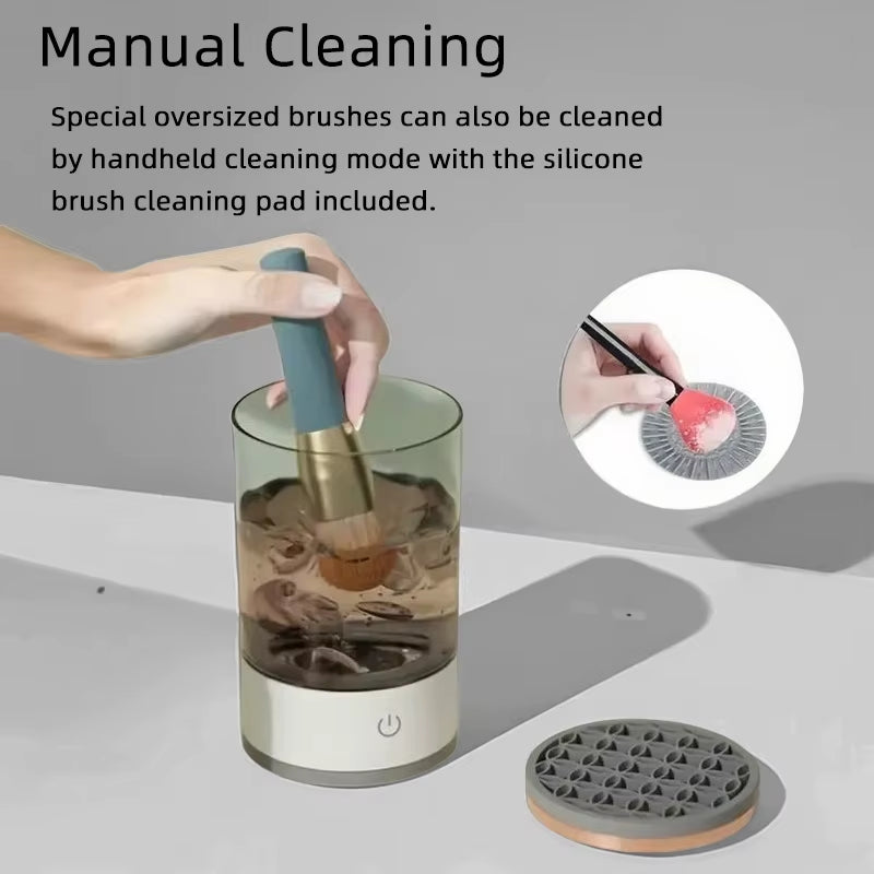 Usb-Powered Makeup Brush Cleaner 3.7X6.7In Brush Cleaning Washer for Makeup Tools - 1Pc