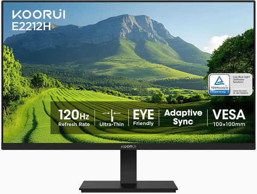 22 Inch Computer Monitor FHD 120Hz VA VESA Low Blue Light, E2212H