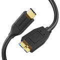 USB C 3.1 Type C to Micro B Hard Drive Cable for Iphone/Laptop/Camera