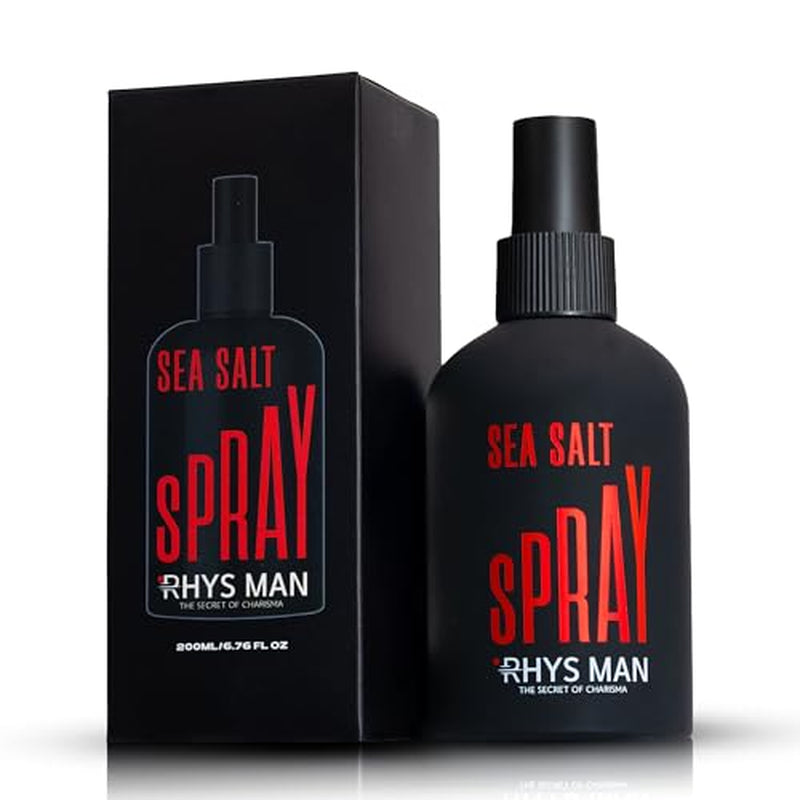 Fathers Gifts - Sea Salt Spray and Hair Clay Bundle for Men – Texturizing for Volume and Natural Beach Texture with Strong Hold Water-Based Clay – Matte Finish Styling Set, Grooming Gift