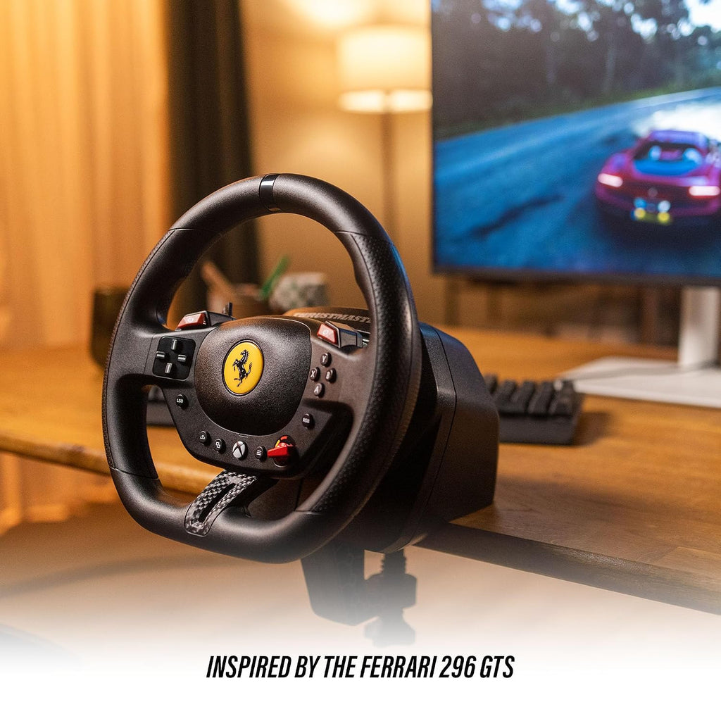 Thrustmaster T98 Ferrari 296 GTS - Racing Wheel and Pedal Set - XBOX & PC