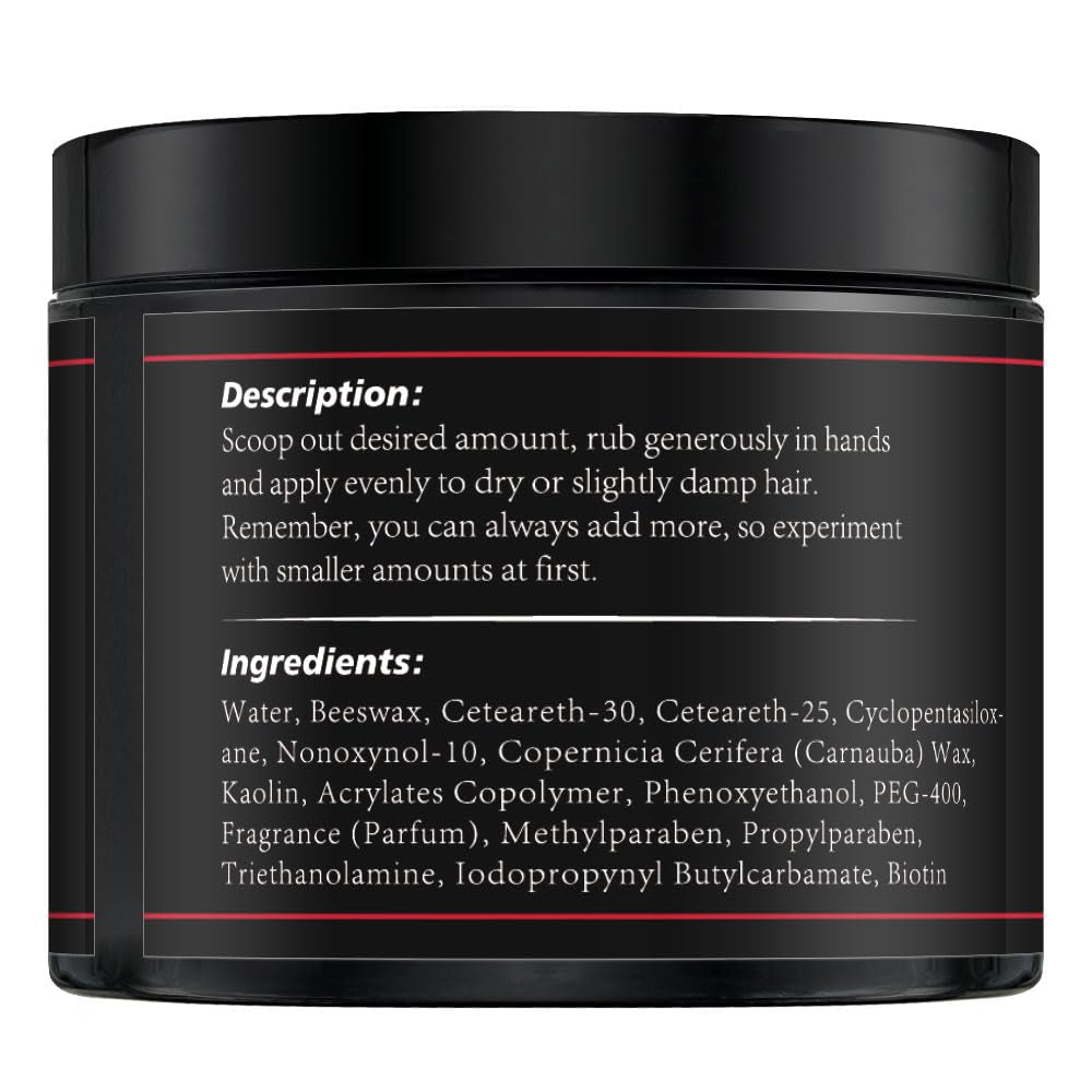 CNNY Men'S Hair Styling Clay 3.53 Oz, Firm Hold, Matte Finish, Hair Clay with Natural Ingredients, Add Volume & Texture, Premium Men’S Hair Type
