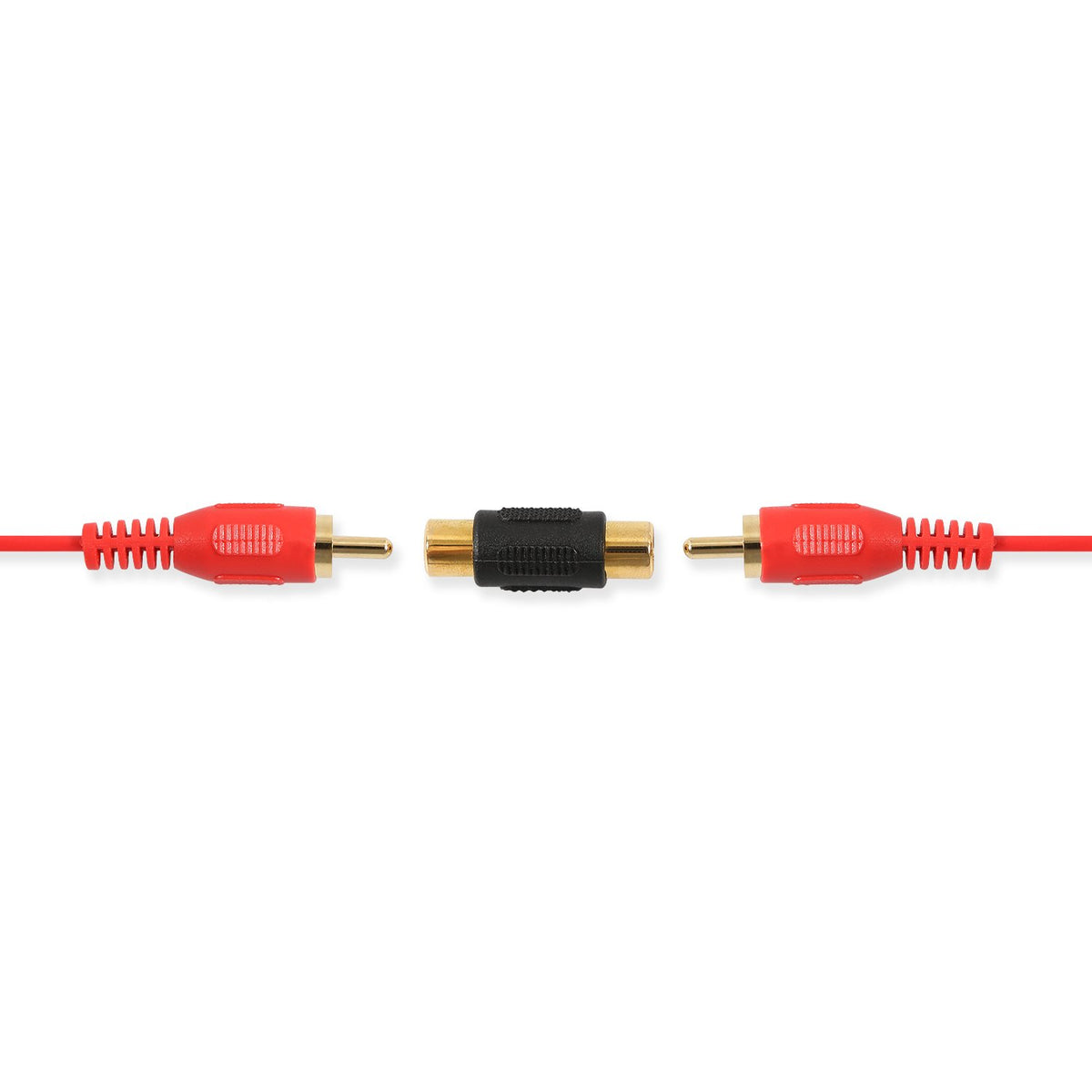 10 Pack RCA Female to Female Coupler Audio Video Gold Adapter