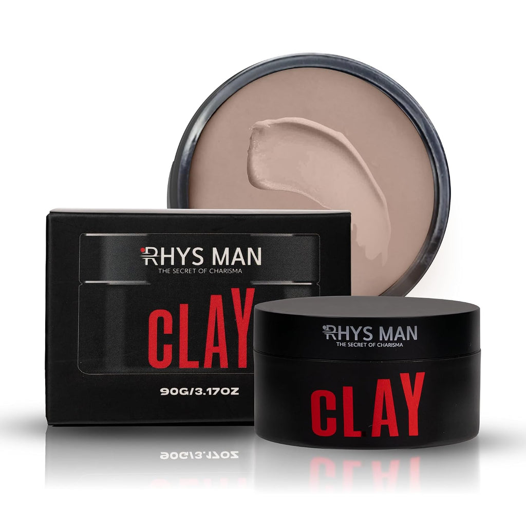 Fathers Gifts - Sea Salt Spray and Hair Clay Bundle for Men – Texturizing for Volume and Natural Beach Texture with Strong Hold Water-Based Clay – Matte Finish Styling Set, Grooming Gift