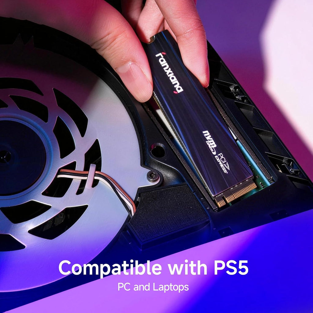 1TB Nvme SSD Pcie Gen 4 Gaming SSD for PS5, up to 7000Mb/S M.2 2280 SSD Compatible with PS5 Storage Expansion, Internal Solid State Drive for Gamers, Professionals, Creators S880E