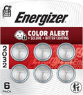 2032 Batteries (6 Pack), 3V Lithium Coin Batteries