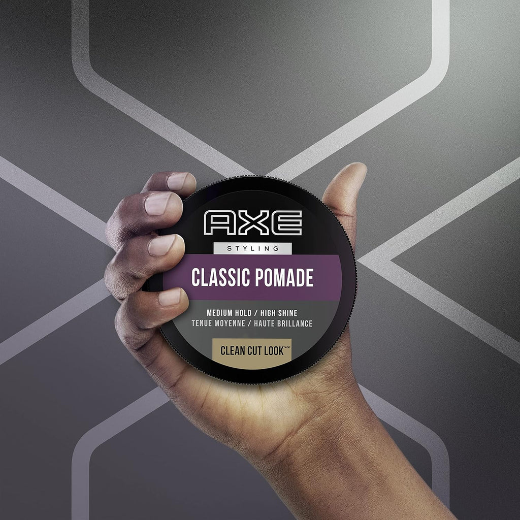Pomade: Medium Hold and Natural Finish for Easy Styling, 2.64Oz (2 Count)