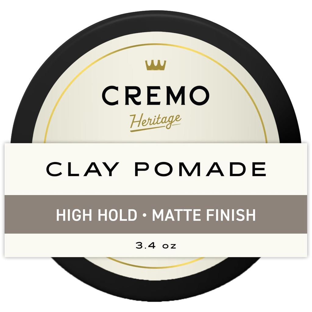 Hair Clay Pomade for Men, High Hold Matte Finish, 3.4 Oz
