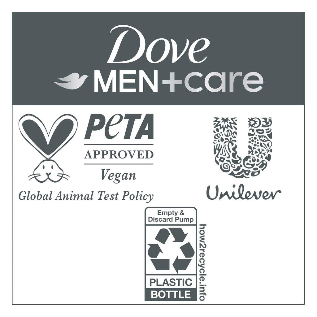 Dove Men Dandruff Defense 2-In-1 Shampoo & Conditioner for Flakes 18Oz