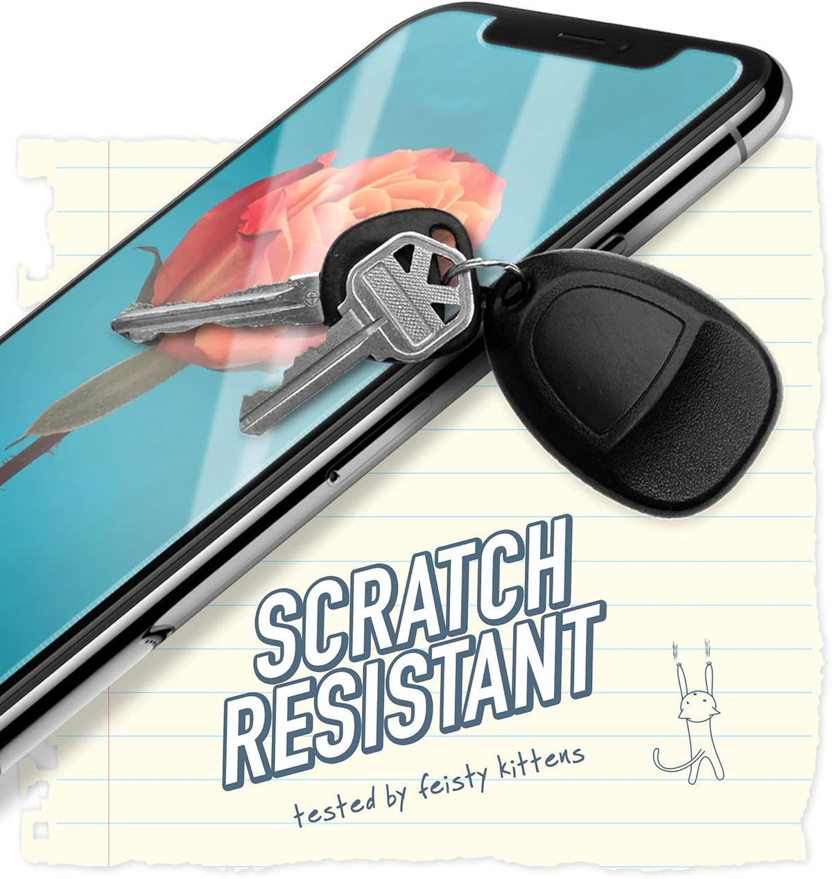 Iphone 8/7/6 plus Screen Protector, Tuff Sheet, Glass 2 Pack