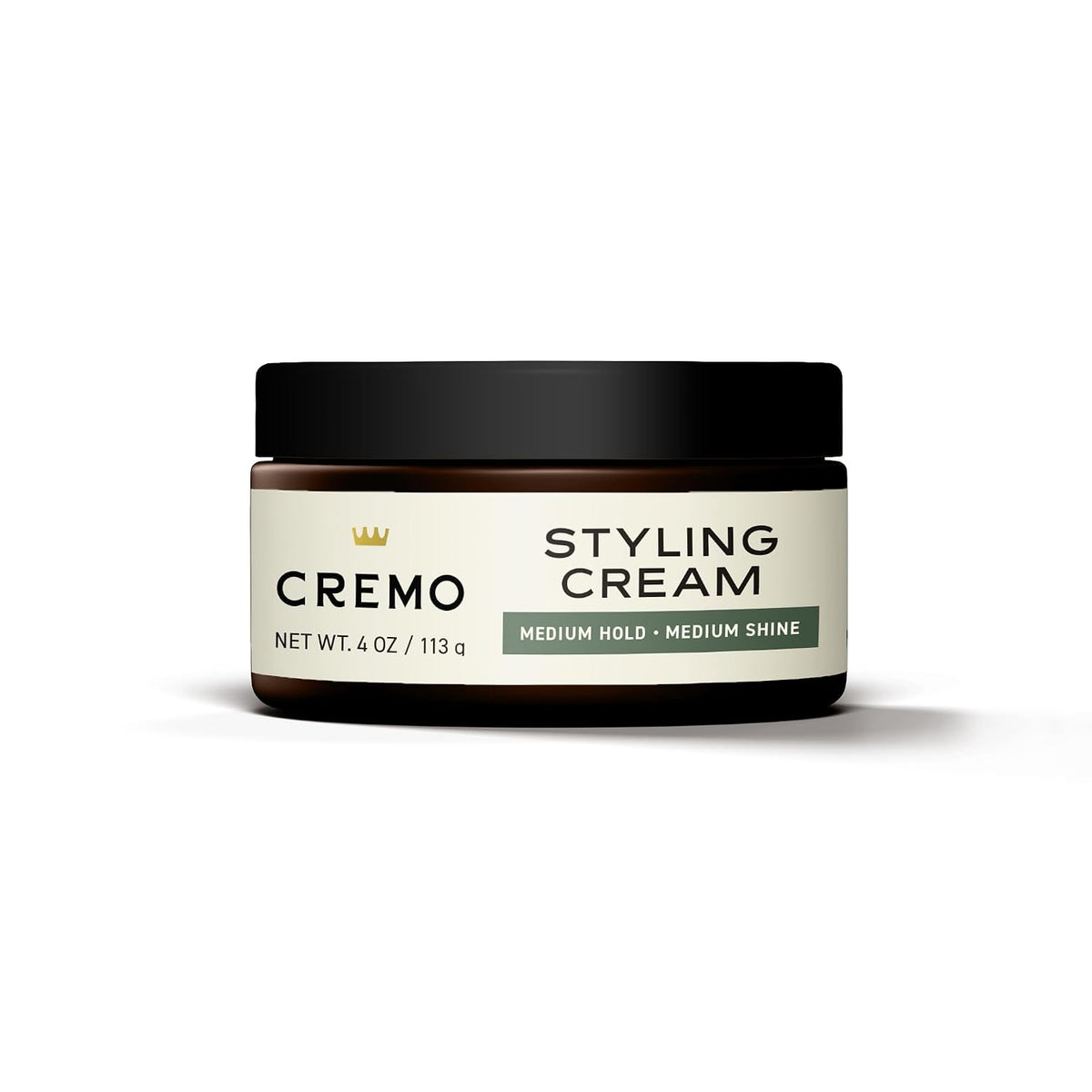 Hair Styling Cream, Barber Grade, Medium Hold, Medium Shine Hair Products, 4 Ounce (Pack of 12)