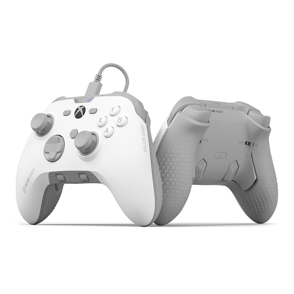 VALOR PRO Wired Performance Xbox Controller – Customizable Back Paddles, Instant Triggers, Hall Effect Thumbsticks, Audio Controls, Xbox Series X|S, Xbox One, Windows PC – White