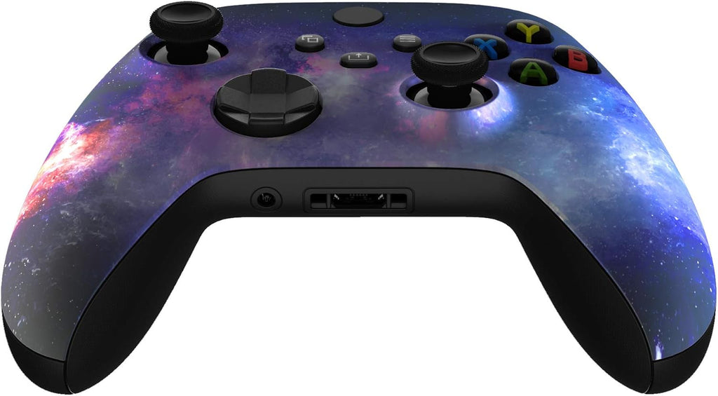 Custom Shell for Xbox Series X & S Controller, Nebula Galaxy Replacement Cover Front Housing Cover for Xbox Core Controller Wireless