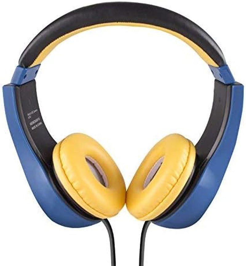 Kids Safe over the Ear Headphones, Volume Limiter for Developing Ears, 3.5MM Stereo Jack, Recommended for Ages 3-9, Green