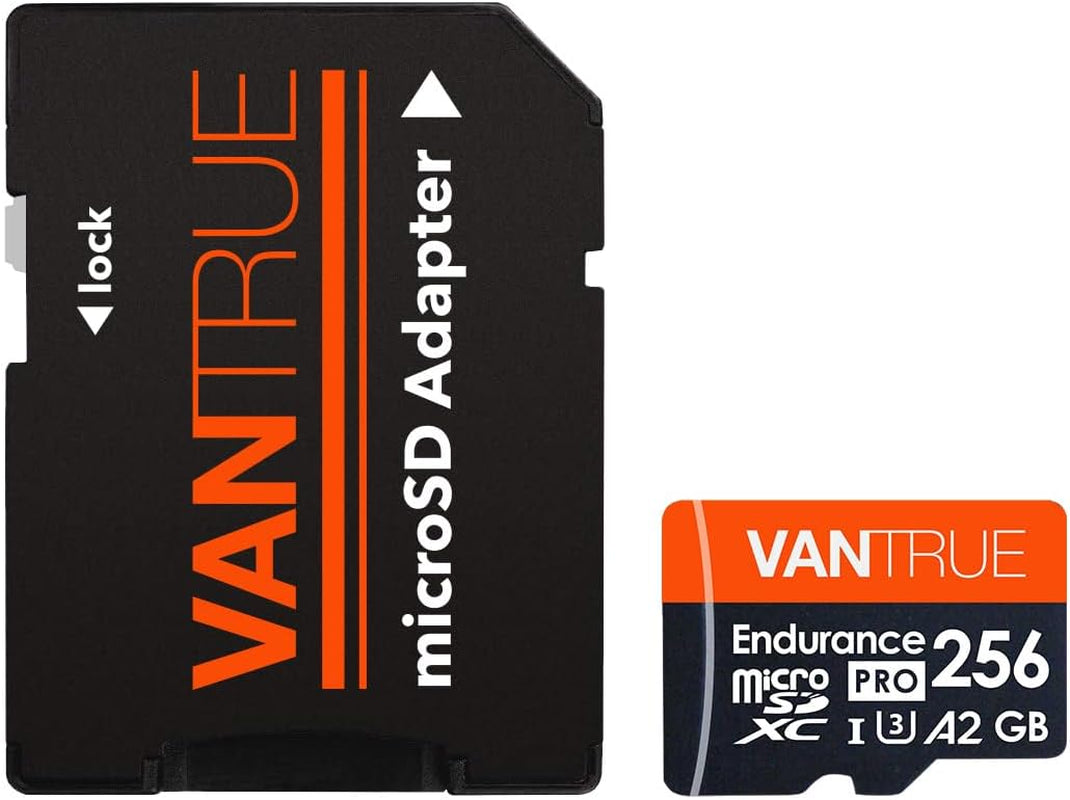 256GB Microsdxc UHS-I U3 4K Memory Card with Adapter for Dash Cams