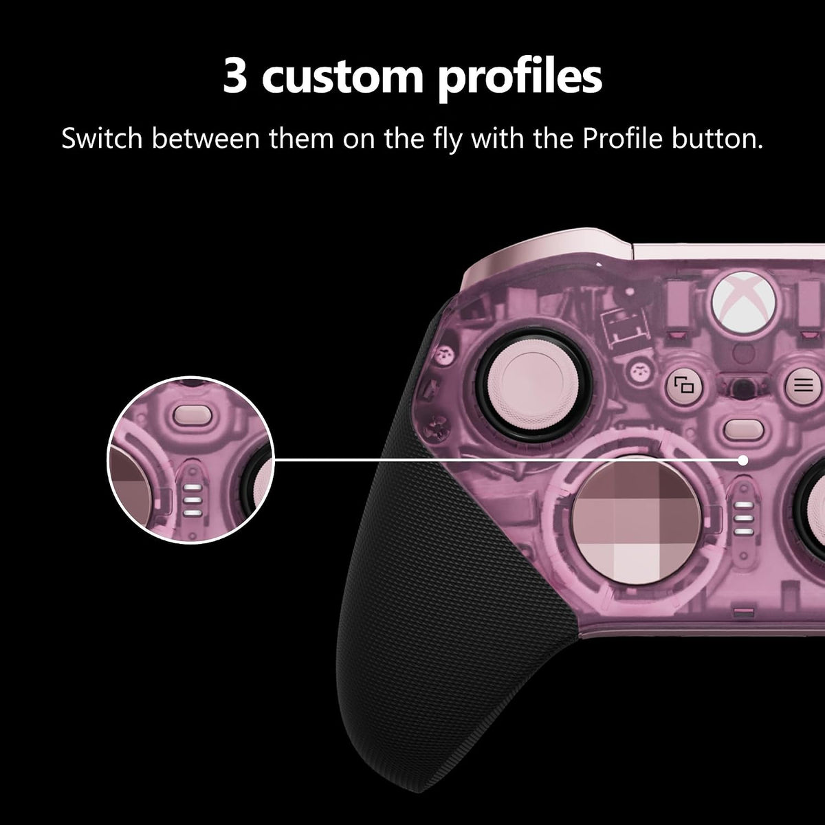 Xbox Wireless Gaming Controller | Elite Series 2 Core | Translucent Pink