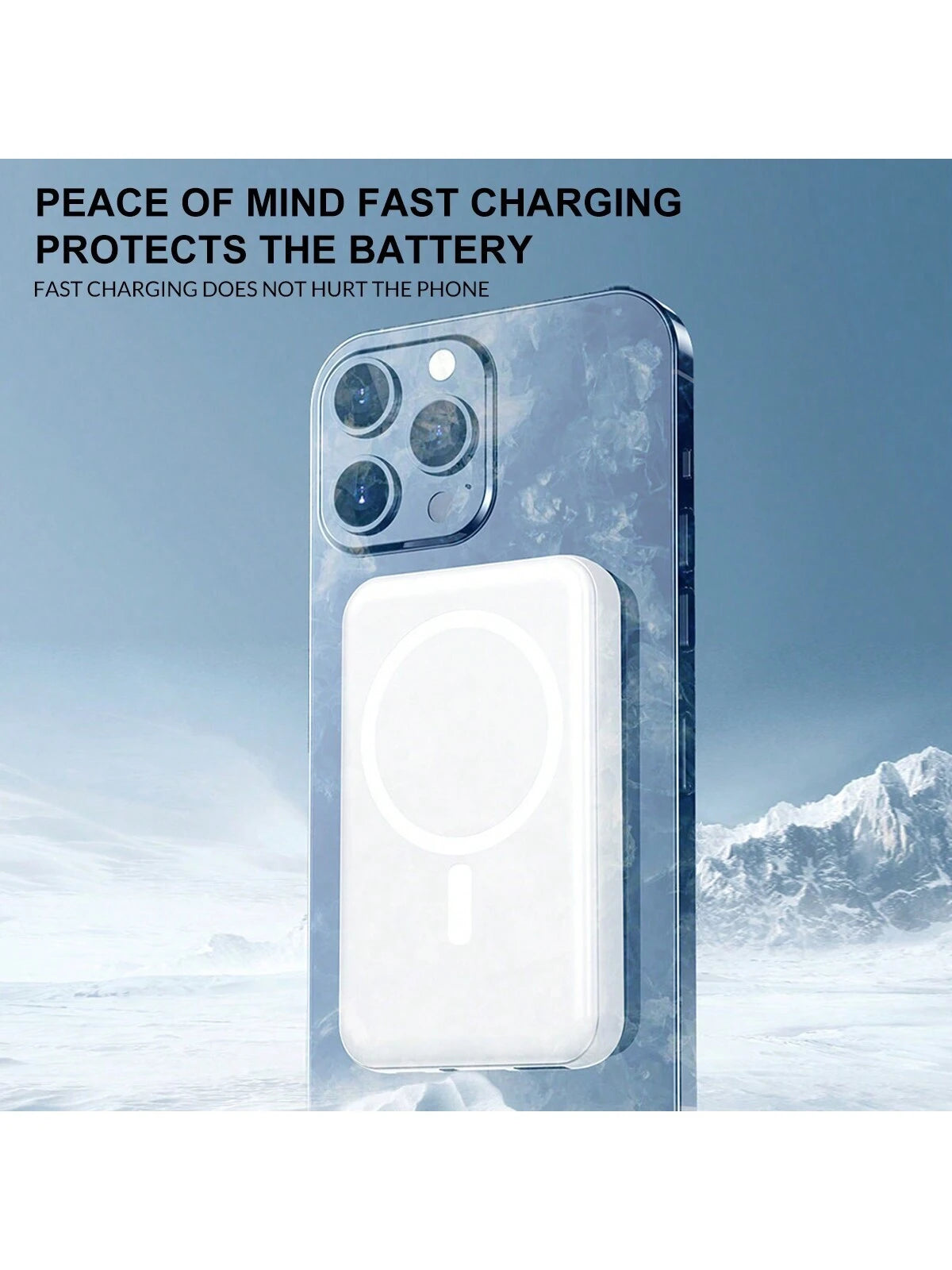 5000Mah Magnetic Portable Charger, Wireless Power Bank Built-In 3 Cables, 10000Mah Battery Pack Compatible with Iphone 16/15/14/13/12 Series and for Airpods 1/2/Pro and More