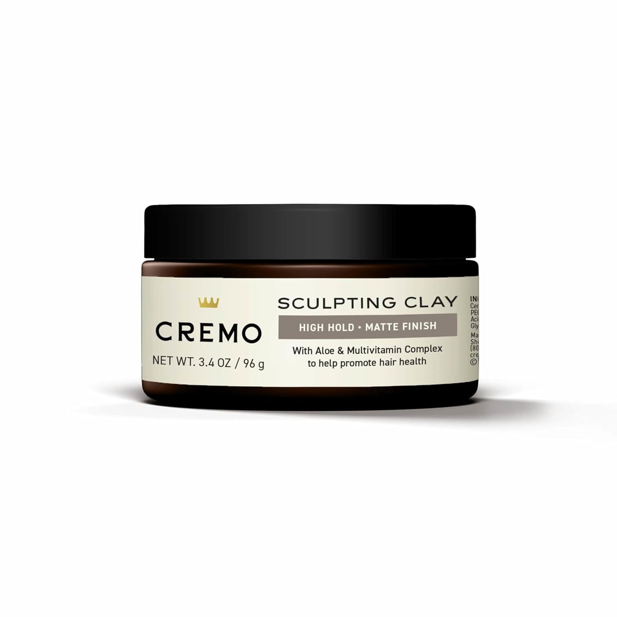 Hair Clay Pomade for Men, High Hold Matte Finish, 3.4 Oz