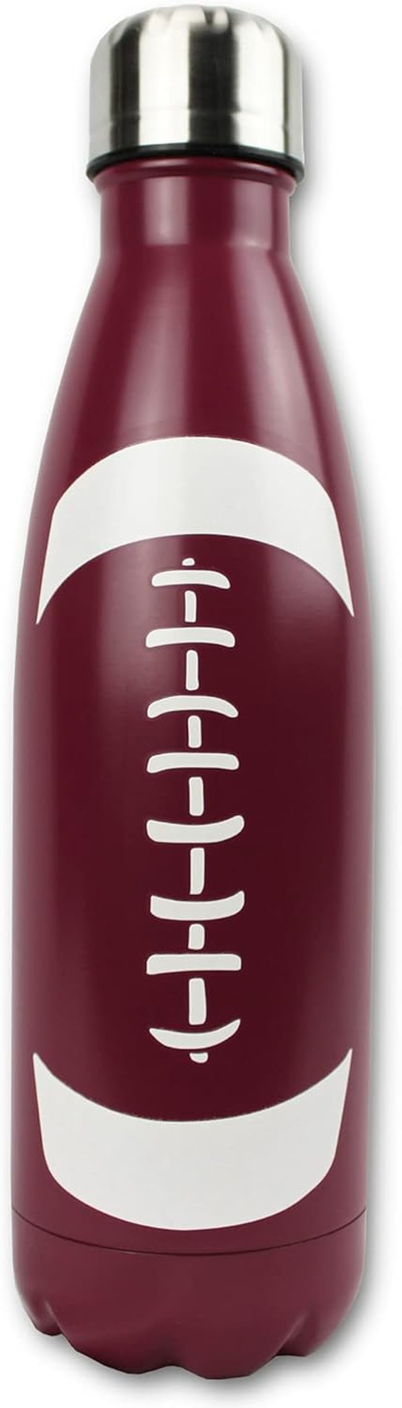 Water Bottle Baseball Softball 17 OZ Gift for Mom Men Sports Travel Waterbottle, Stainless Steel, Tumbler, Vacuum Insulated, Keeps Water Cold for 24, Hot for 12 Hours