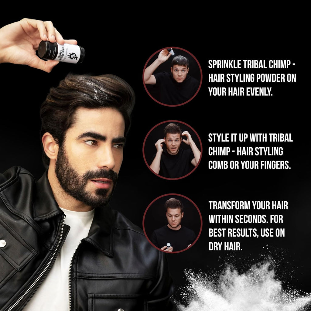 Hair Styling Powder for Men & Women – Hair Volumizer & Texture Powder for All Hair Types with Matte Finish – 24H Invisible Hold, Adds Volume & Texture, Non-Sticky and Smells Great – 10G