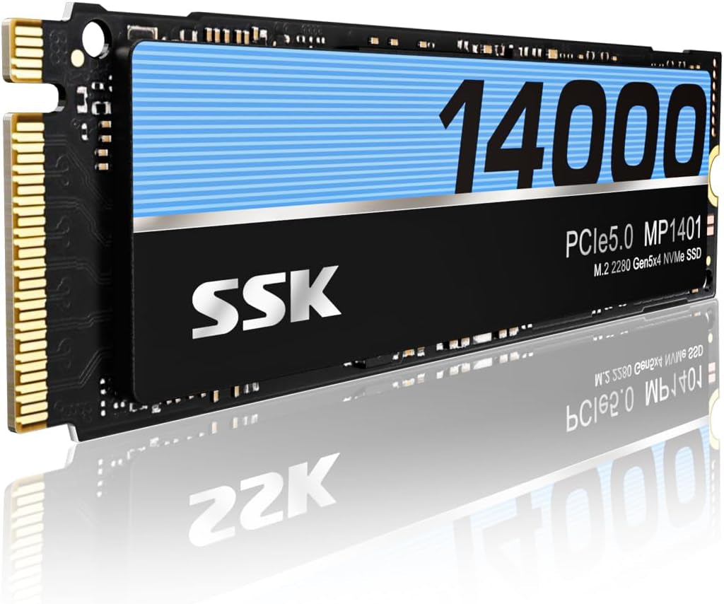 1TB Internal M.2 Nvme SSD 2280 Pcie Gen5 up to 14000Mb/S Internal SSD