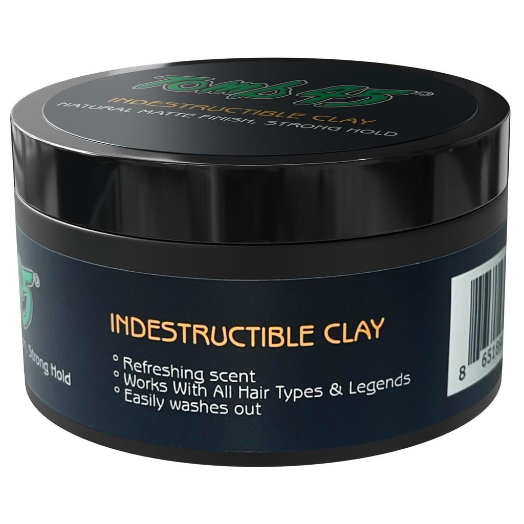 Tomb45 Indestructible Hair Clay, High Strong Hold with Matte Finish Hair Styling Product