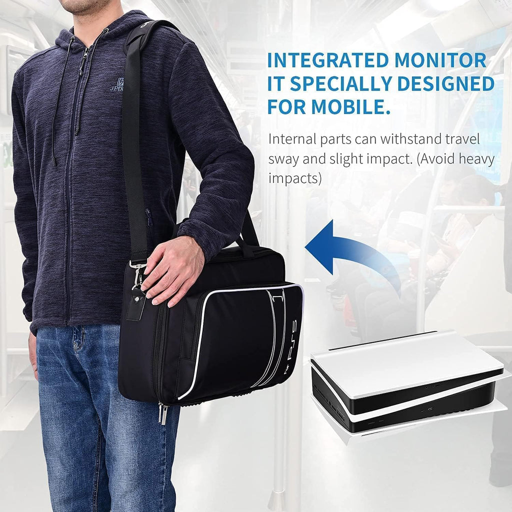 15.6" IPS 4K 60Hz Portable Gaming Monitor for PS5, 2 HDMI Speakers
