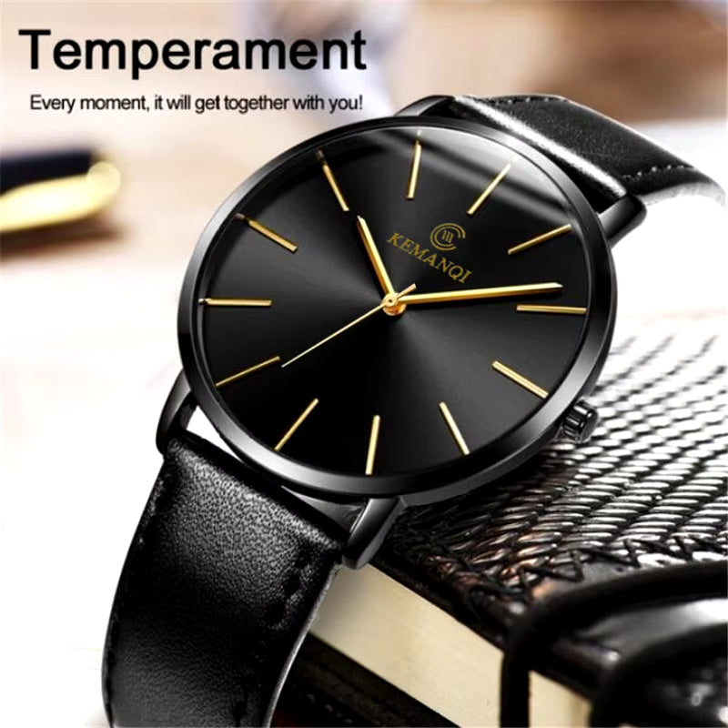 Relogio Masculino Mens Watches Top Brand Luxury Ultra-Thin Men Watch Clock Erkek Kol Saati Reloj Hombre