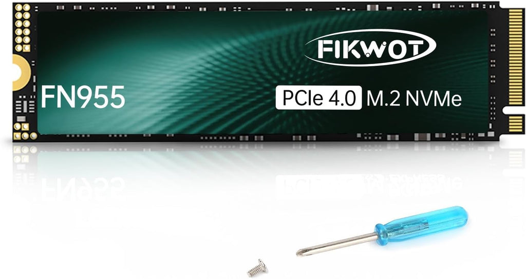 FN955 1TB Nvme SSD M.2 2280 Pcie Gen4X4, up to 7300Mb/S, 3D NAND TLC Flash Internal Solid State Drive, Configure SLC Cache, for PS5 Storage Expansion Laptop Desktop