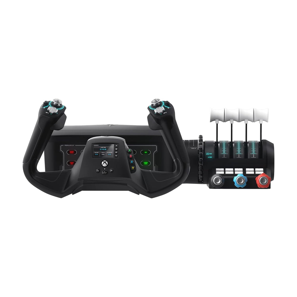 Turtle Beach Velocityone Flight Universal Control System - Xbox Series X & Xbox Series S, Xbox One & Windows 10 & 11 Pcs with Yoke Handle, Throttle Quadrant, Trim Wheel & Rudder Controls