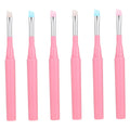 6Pcs Eyebrow Makeup Brush Set Silicone for Lip and Brow