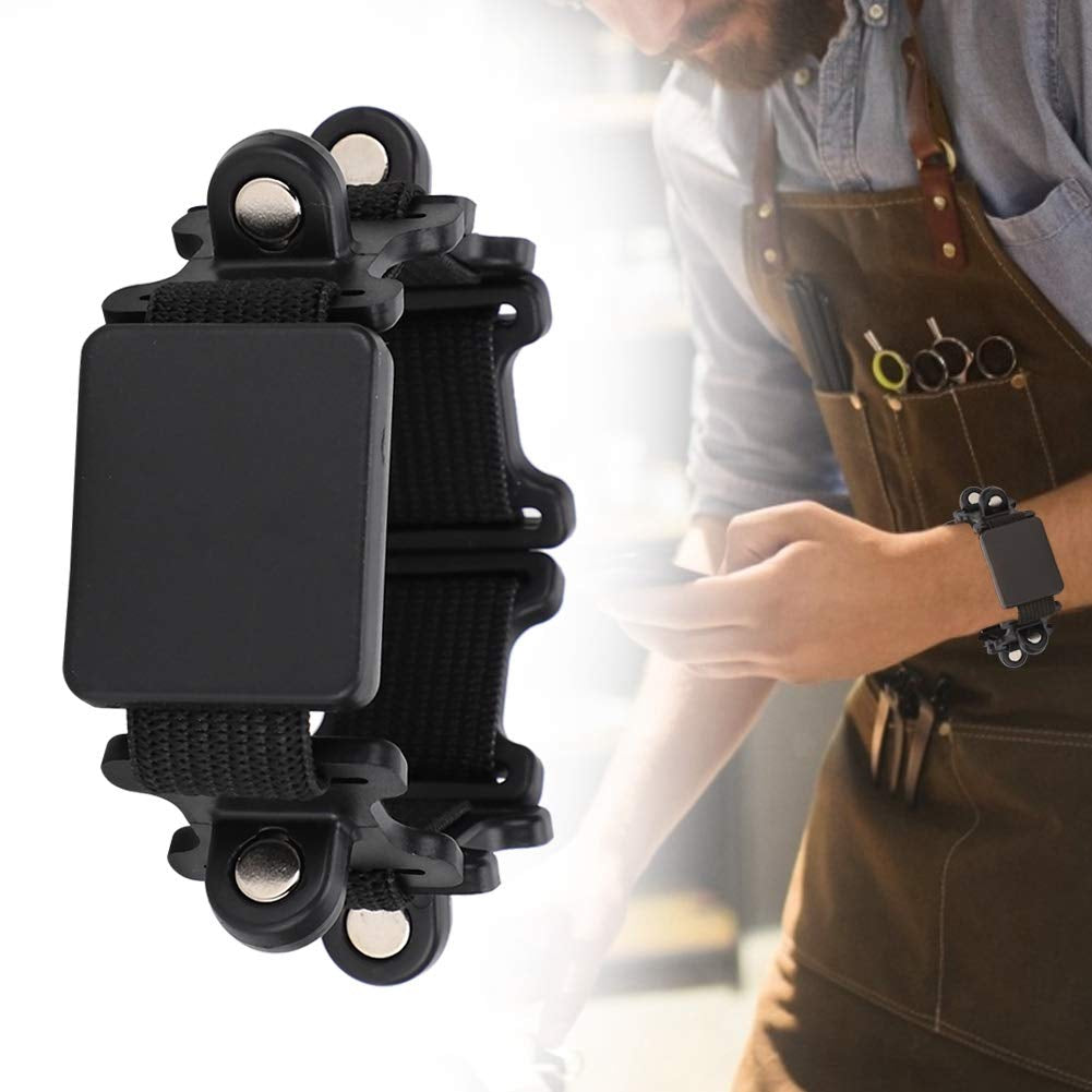 Hair Clips, Hair Pin Bracelet Pin Holder Wristband Hairdressing Styling Salon Barber Tool for Women Man Wrist Clip for Hair Products Hair Product Band