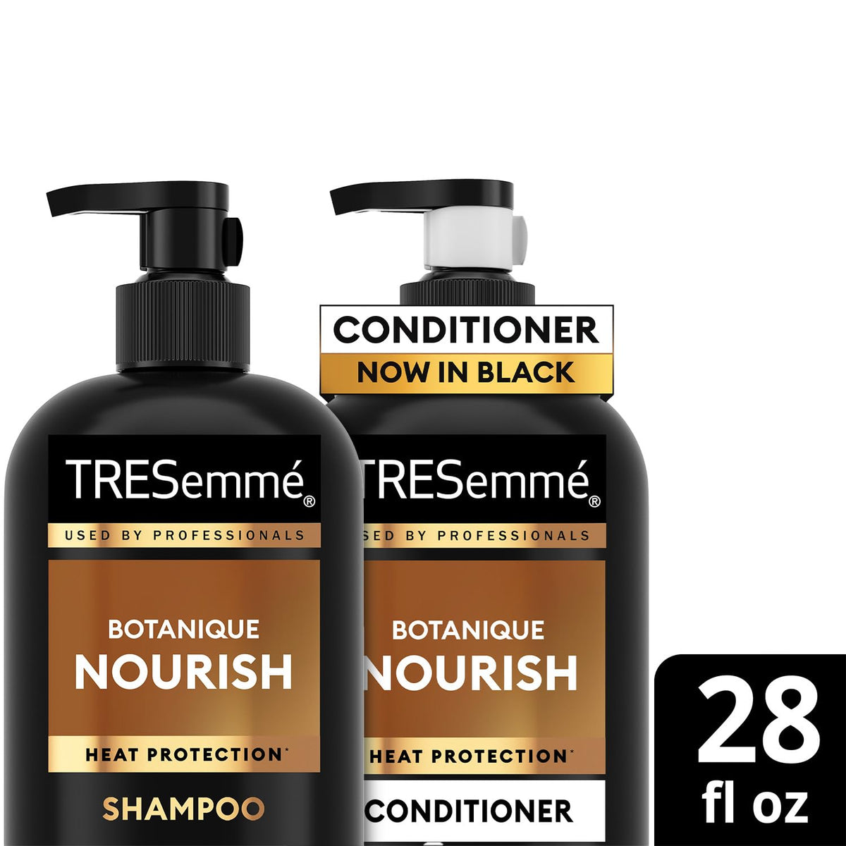 Shampoo and Conditioner Set, Botanique Nourish – Anti-Frizz Hair Products with Coconut Milk & Aloe Vera, 28 Oz Ea