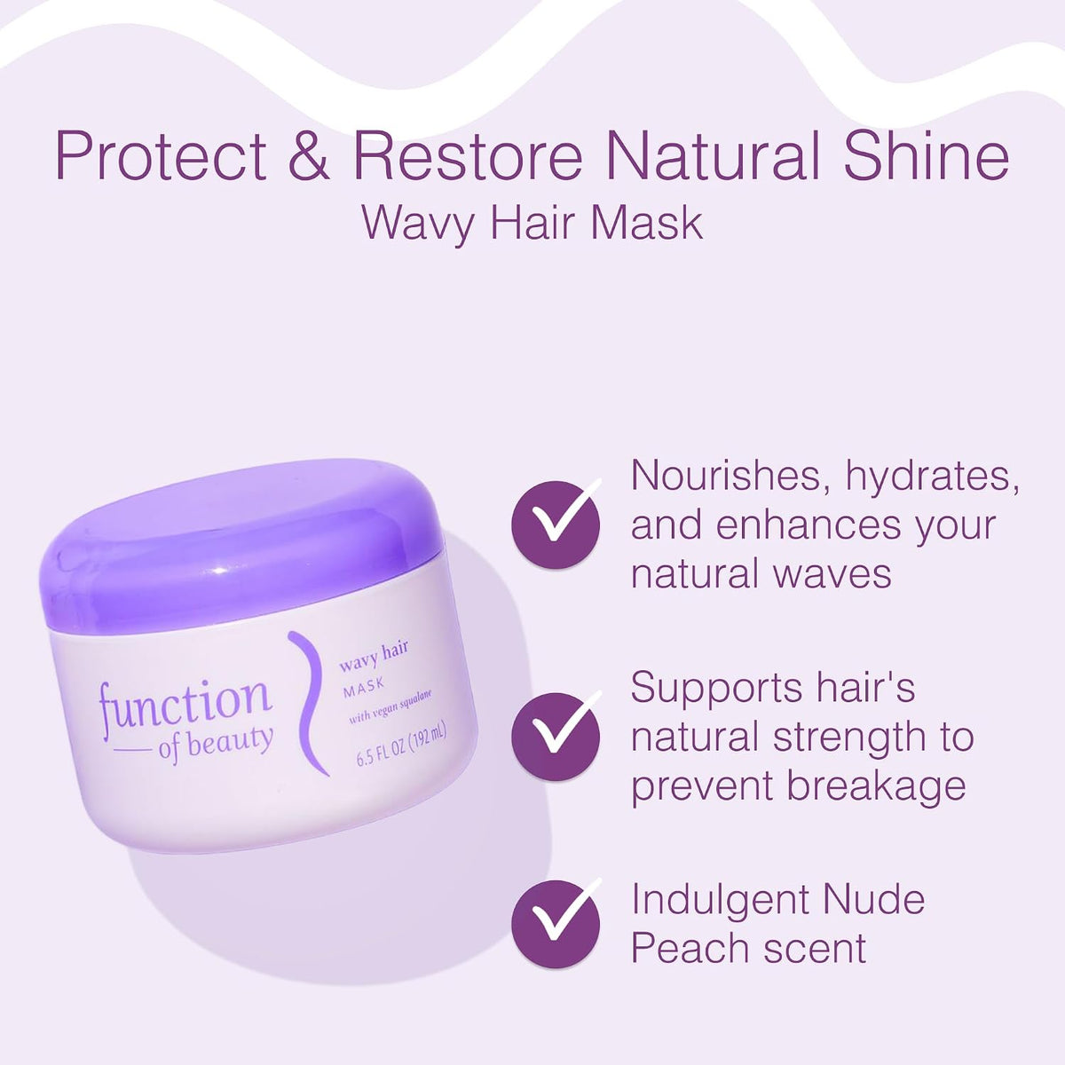Deep Conditioner Wavy Hair Mask - Anti-Frizz, 1-Pack