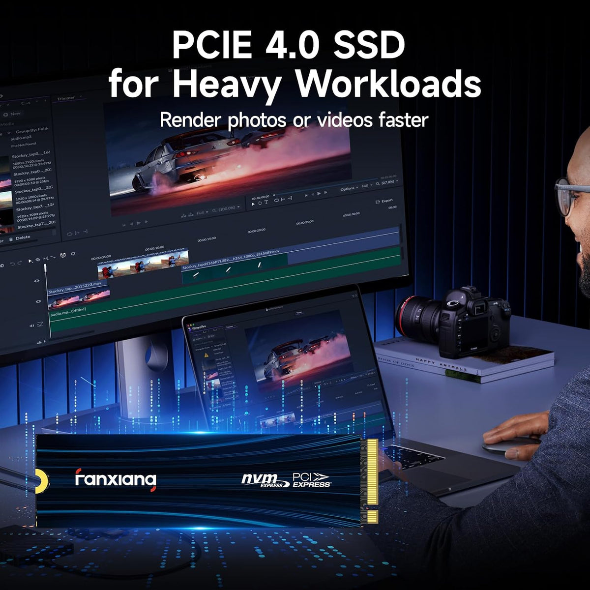 1TB Nvme SSD Pcie Gen 4 Gaming SSD for PS5, up to 7000Mb/S M.2 2280 SSD Compatible with PS5 Storage Expansion, Internal Solid State Drive for Gamers, Professionals, Creators S880E