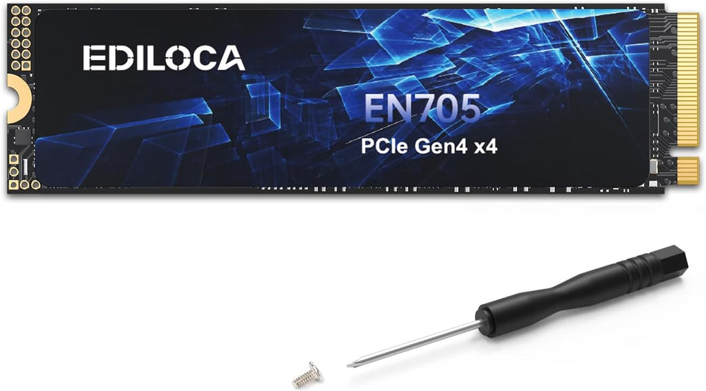 2TB SSD Nvme M.2 2280 Pcie Gen4 X4 Internal Solid State Drive for PS5, Gaming PC and Laptop, up to 4800Mb/S, with Dynamic SLC Cache (EN705)