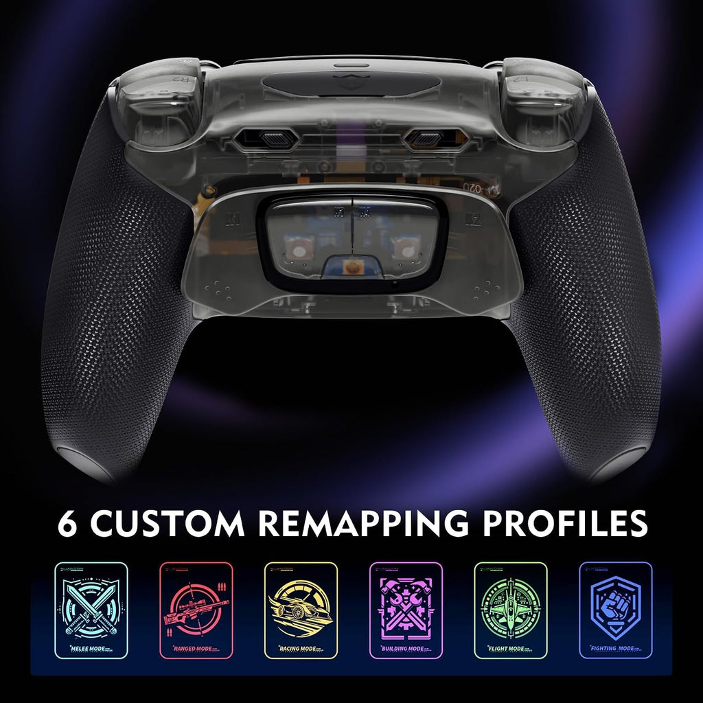 ULTIMATE PRO Controller Compatible with Ps5, Explorer Black