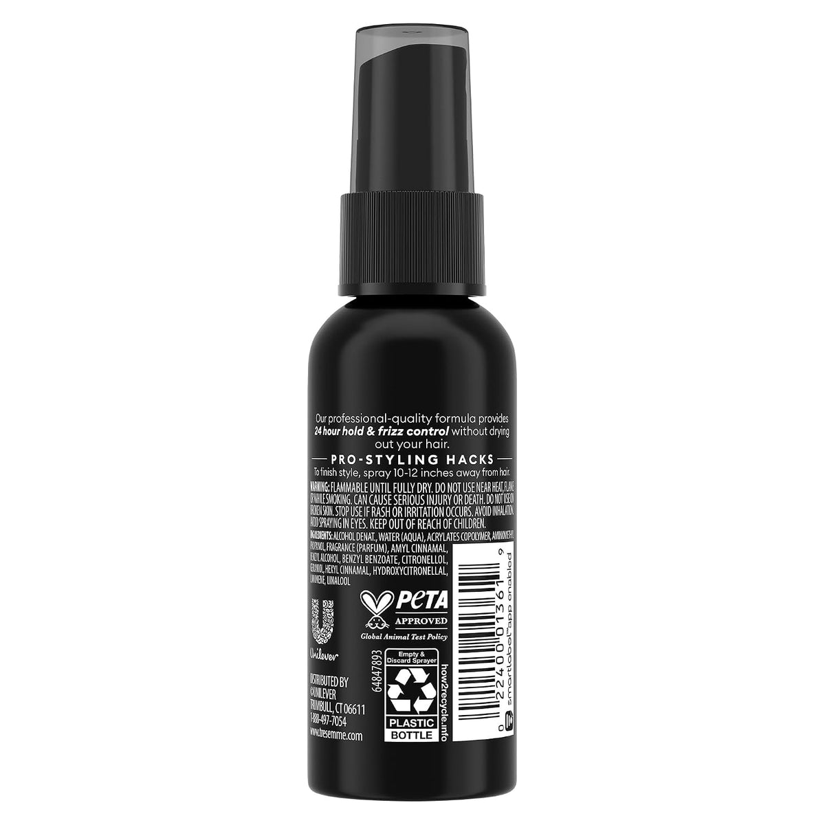 Extra Hold Travel Size Hairspray 6-Pack, 2 Oz Ea