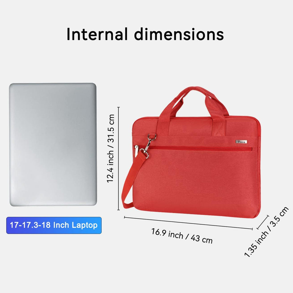 Laptop Sleeve Bag 17-17.3'' Carrying Case, 360 Deg. Protective Bag Compatible with Razer Blade Pro 17, Lenovo Asus Acer Dell Hp Notebook with Shoulder Strap for Women Girls Men Boys, Waterproof