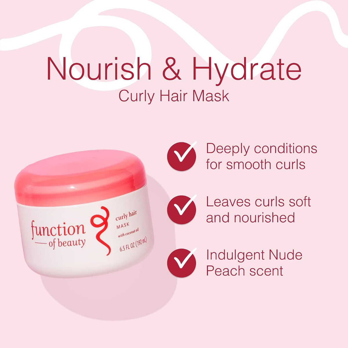 Deep Conditioner Curly Hair Mask - Anti-Frizz, 1-Pack