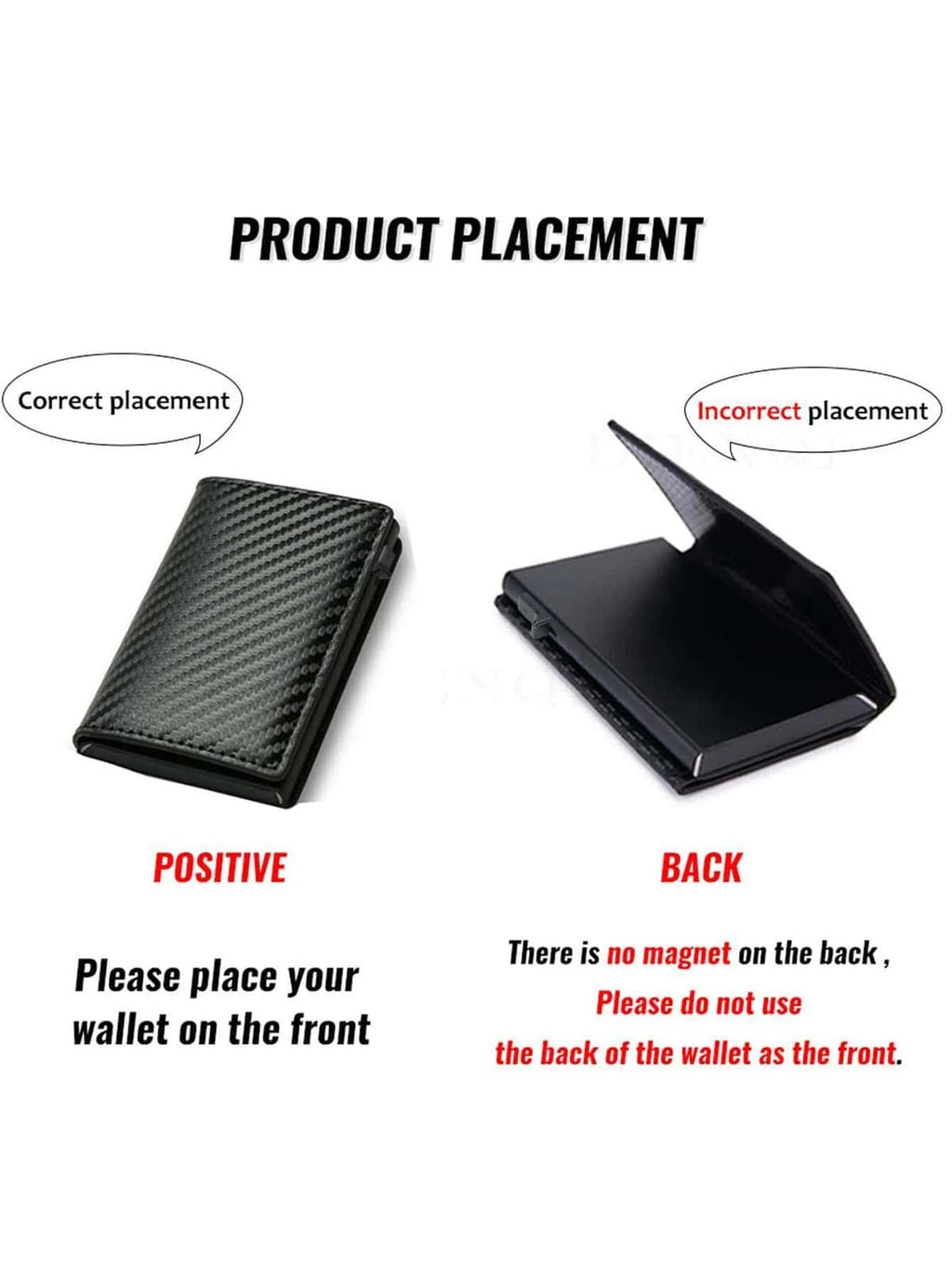Carbon Fiber anti Rfid Credit Card Holder Men Wallets Slim Women Wallets Cardholder Case Purse Money Bags Metal Business Bank Credit Card Minimalist Wallet Gift for Men