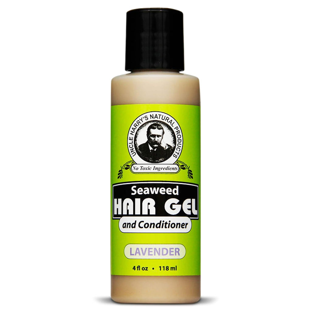 Lavender Seaweed Hair Gel & Volumizing Conditioner | 2 in 1 Natural Styling Gel & Hair Moisturizer for Dry Hair Damaged | 100% Pure Hair Care Products for Women & Hair Gel for Men