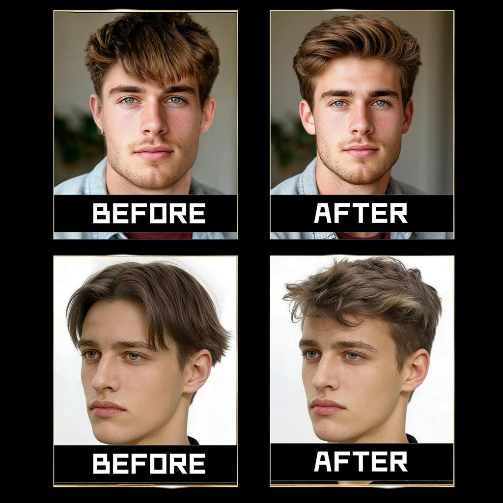 4.23Oz Men'S Hair Styling Clay, Firm Hold, Matte Finish, Hair Clay Low Shine with Natural Ingredients, Add Volume & Texture, Men'S Hair Product Ideal for All Men'S Hair Types 120G