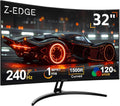 Z-Edge 32 Inch Curved Computer Monitor,1080P, 240Hz/180Hz PC Screen