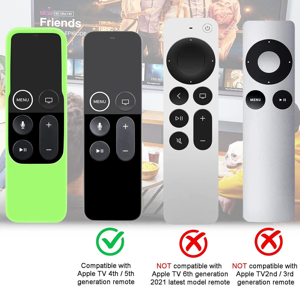 Case Compatible with Apple TV 4K/ 4Th Gen Remote Chartreuse