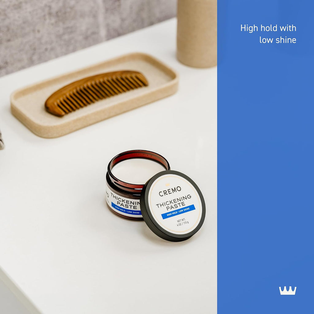 Thickening Hair Paste for Men, High Hold & Low Shine, 4 Oz