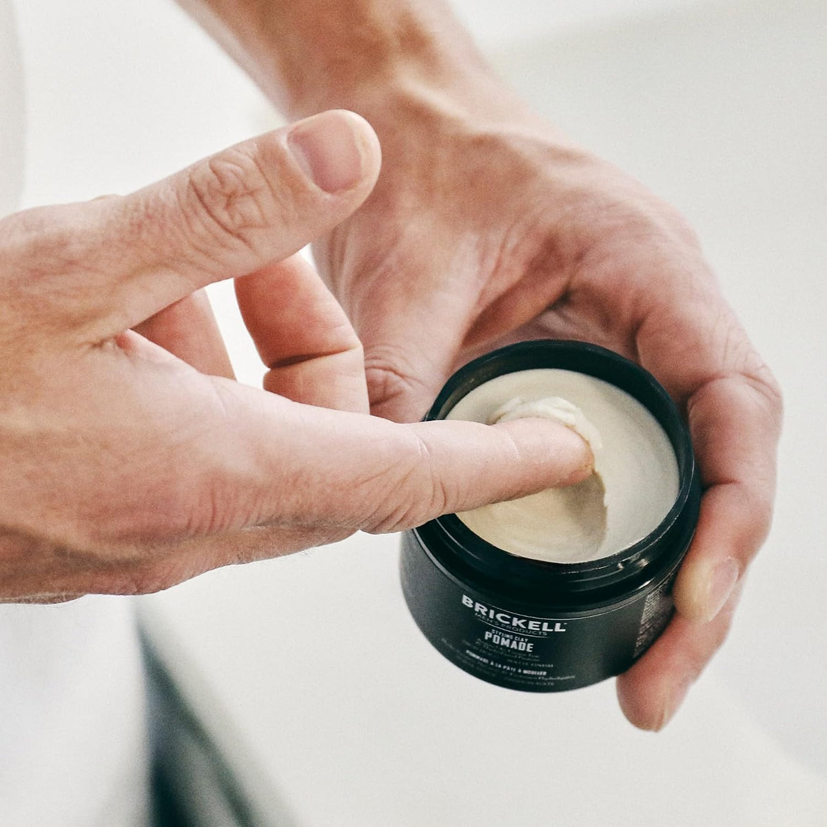 - Hair Pomade for Men, Styling Clay Pomade, Matte Finish & Strong Hold, with Argan Oil, Niacinamide, and Hydrolyzed Protein, 2 Ounces, Scented (Pack of 2)