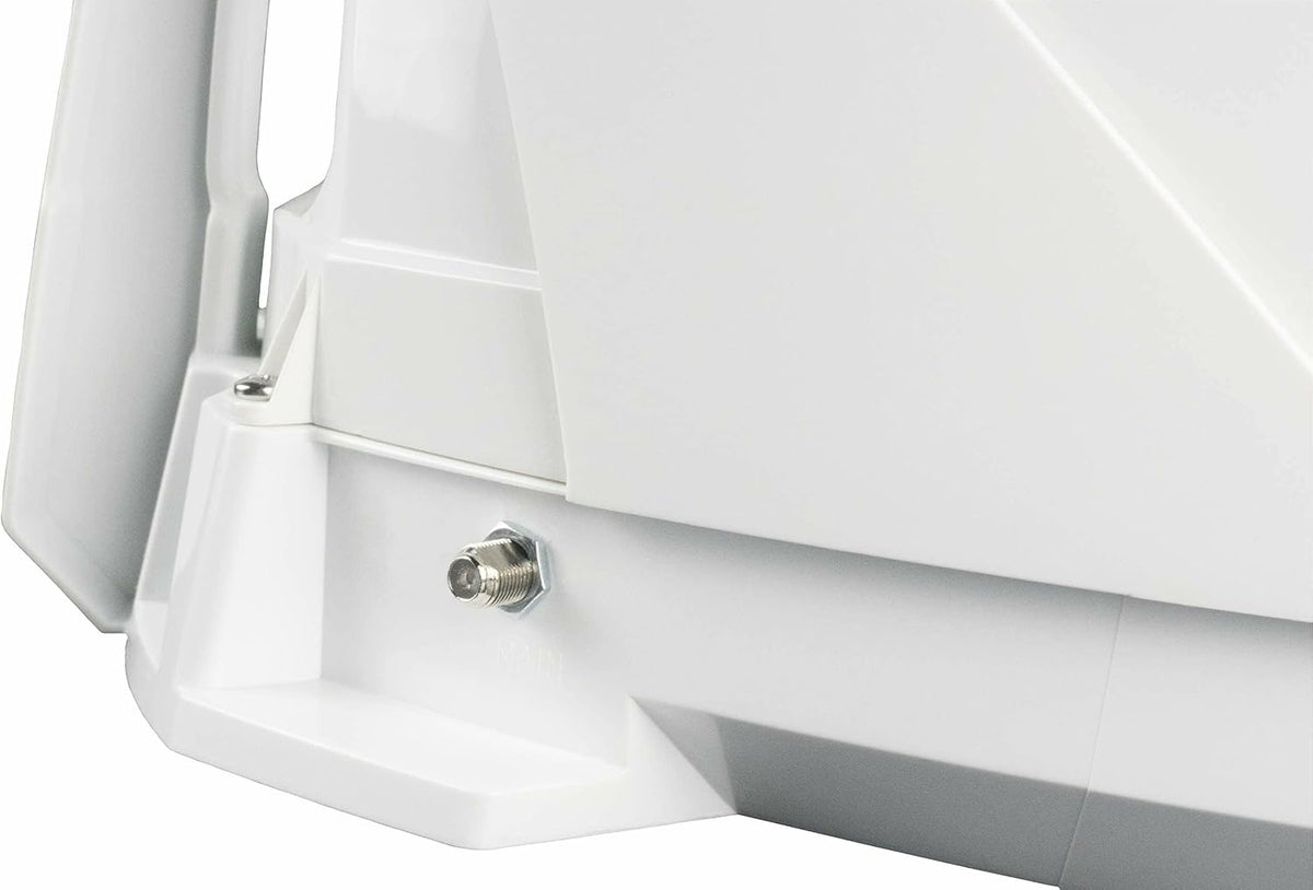 DT4450 DISH Tailgater Bundle - Portable/Roof Mountable Satellite TV Antenna and DISH Wally HD Receiver , White , Western & Eastern Arc Satellites